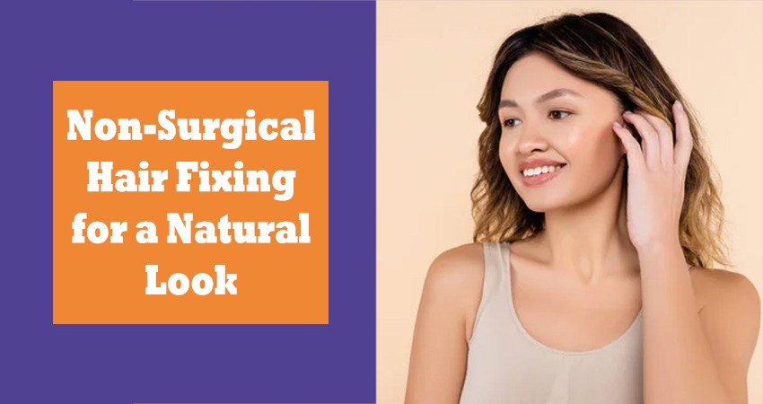 Non-Surgical Hair Fixing for a Natural Look